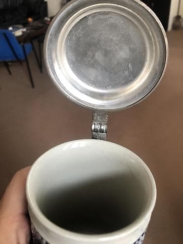 Охота и рыбалка: Винтажный коллекционный пивной бокал — 6