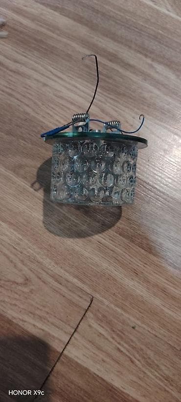 led isig: Şüşə korpuslu tavan spotu (gömme tip) - Material: qalın, şəffaf — 2