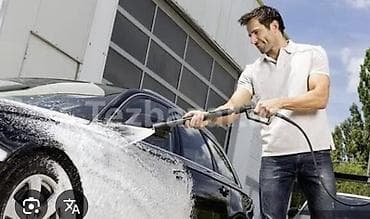 taxta qapi temiri: Avtoyuma üçün yüksək təzyiqli aparatla köpüklə yuma xidməti. Xidmət — 1