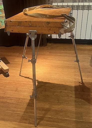 Дрели: Plein-air üçün rəssam molbert–çemodan - Daşıması asan taxta çemodan — 2