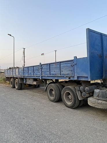 tra: Yük yarımqoşqu – bortlu, 3 oxlu. Maz qoşqusudur - Konstruksiya — 1