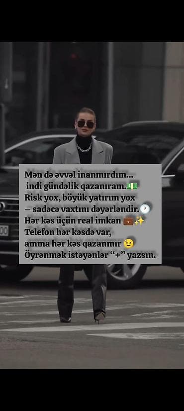 Onlayn gəlir əldə etmə üzrə təlim və fəaliyyət imkanı - Günlük