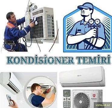 Təmir, Split kondisionerlər, Təmizləmə, Zəmanətlə