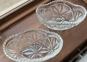 heinz kaşa: Миски, Набор из 2 шт., цвет - Белый, Хрусталь, Россия — 3