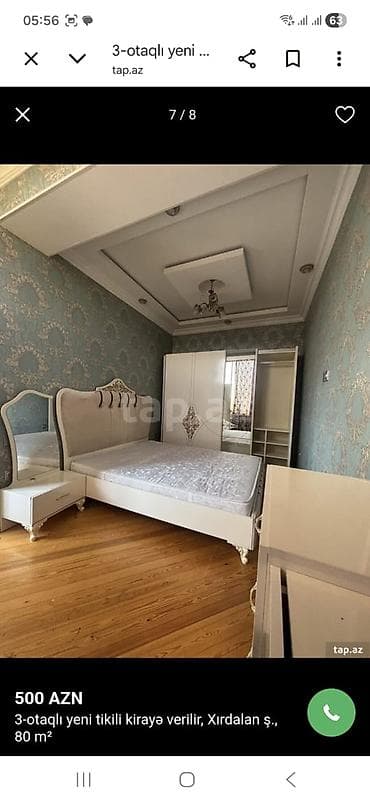 28 may kiraye: 3 otaqlı ev yerlesır 28 May metrosunun yanındaki bınada 2 Cı mertebede — 6