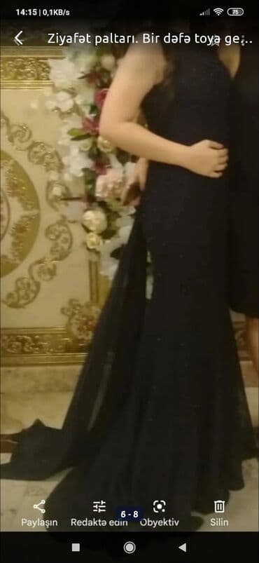 автомобиль на свадьбу: Ziyafət paltarı. Bir dəfə toya geyinilib. Her terefi mirvarilerle — 5