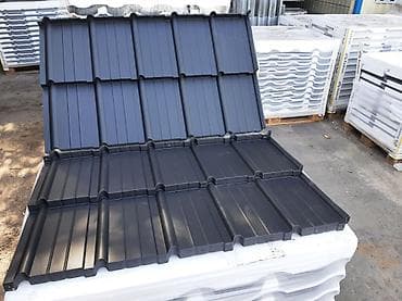 panel beton: Metal dam örtükləri, rəng - Boz, Ödənişli çatdırılma, Zəmanətli, Kredit yoxdur — 1