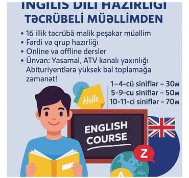 kaspi ingilis dili: Xarici dil kursu, İngilis dili, Abituriyentlər üçün — 4