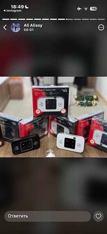 Cib WiFi – Mobil Router - Daşınan simsiz internet qurğusu - 4G/5G