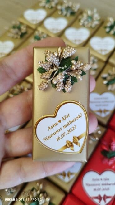 konfet xonçası: Xonca konfetleri sifarisle hazirlanir.Sifarisler en az 3-4 gun onceden — 2