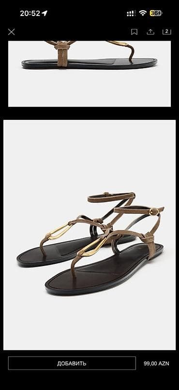 Женская обувь: Qadın üçün nazik kayışlı sandal - Stil: minimalistik barmaqarası — 1