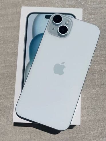 IPhone 15, 128 GB, Ağ, Face ID, Simsiz şarj, Sənədlərlə