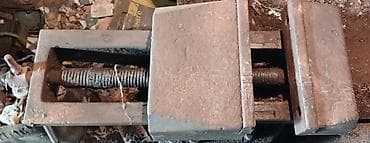 Dekorativ divar panelləri: Ağır tip dəzgah üçün sıxac (mengene) - Material: tam metal — 6