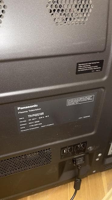 televizo: Panasonic plazma televizor – TH-P42G10R - Ekran: 42 düym (Panasonic — 2