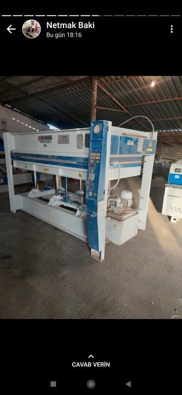 taxta kəsən stanok: Sıcak ve soğuk Presler — 1