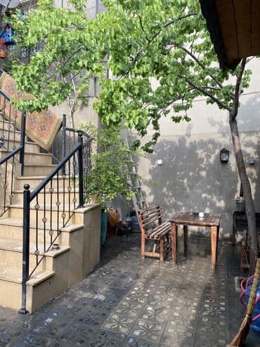 yeni günəşlidə satılan evlər: Fərdi yaşayış evi, iki mərtəbəli, geniş həyəti və terraslı. Evin — 11