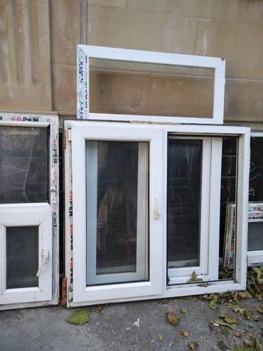 qanadlar: PVC pəncərə dəstləri - Material: ağ və tünd qəhvəyi rəngdə PVC — 3