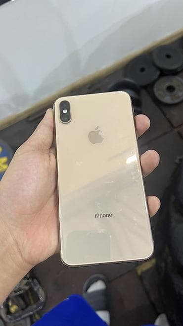 telofo: IPhone Xs Max, 64 GB, Qızılı, Face ID — 4