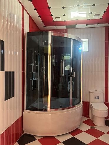 hamam vannalar: Hidromassajlı duş kabinəsi – buxar funksiyalı künc model — 1