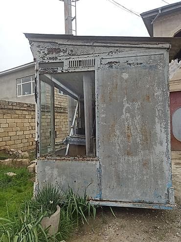 Butkalar, köşklar: Metalkonstruksiya köşkü / konteyner tipli pavilon - Material — 2