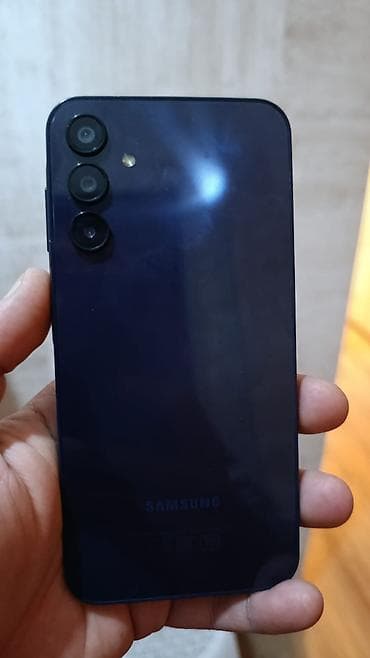 samsung 3300: Samsung Galaxy A15, 256 ГБ, цвет - Синий, Отпечаток пальца — 1