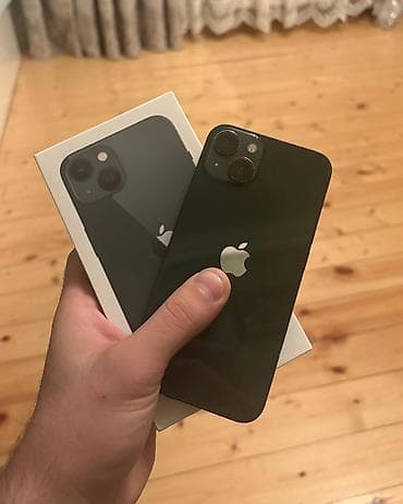 iphone se kreditle: IPhone 13, 128 GB, Yaşıl, Simsiz şarj, Face ID — 1