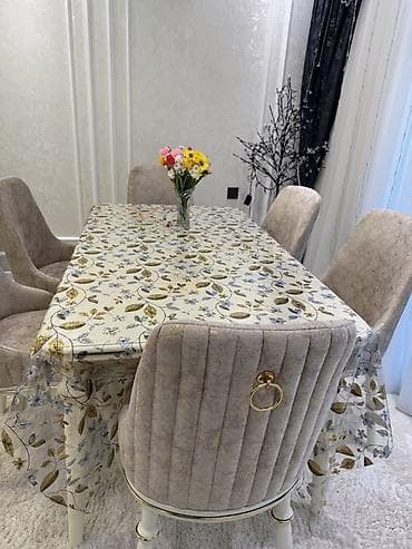 kiraye stol stul: Açılan, Dördbucaq masa, 6 stul — 1