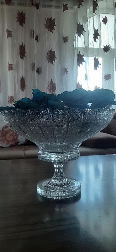 Bohemia MAX Crystal ayaqlı kristal meyvə/qəlyanaltı qabı - Orijinal — 1