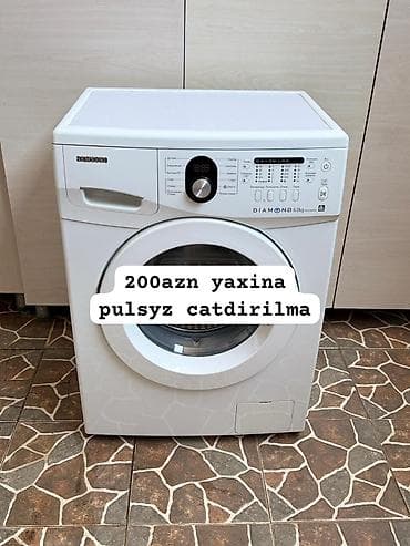 Техника и электроника: Samsung Diamond paltaryuyan maşın - Ön yükləməli, 6 kq yuma tutumu - — 1
