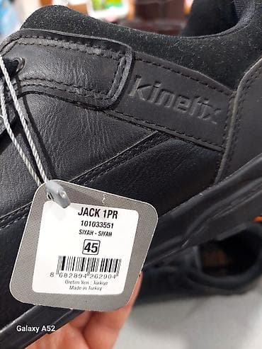 Туфли: Kinetix kişi ayaqqabısı - Rəng: qara - Üst material: dəri teksturalı — 6