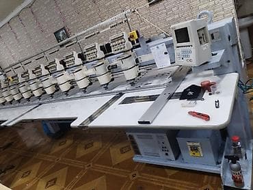 komputer ekran: Çoxbaşlı kompüterləşdirilmiş naxış-tikiş maşını - 12 başlı sənaye — 1
