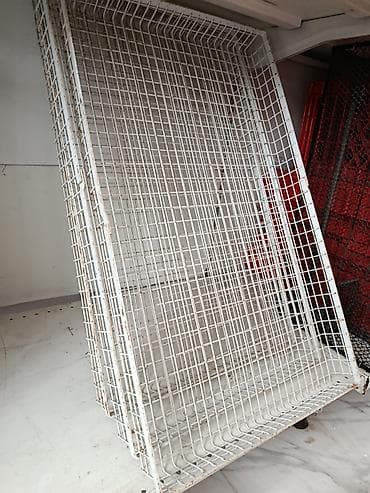 vitrin panel: Metal məftildən hazırlanmış tor səbətlər/raflar inkubator üçün — 4