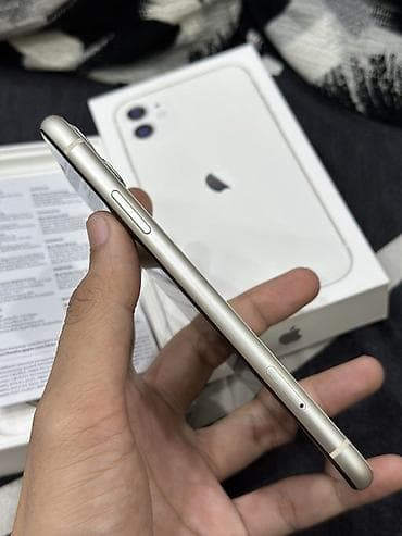 Elektronika: IPhone 11, 128 GB, Ağ, Zəmanət, Face ID, Sənədlərlə — 2