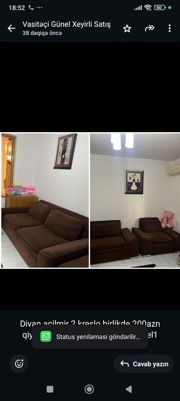 Digər mebel: Divan, 2 kreslo — 1