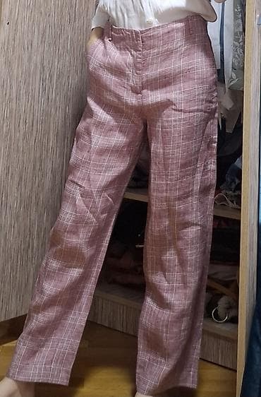 Şalvar, Massimo Dutti, S, rəng - Qırmızı — 4