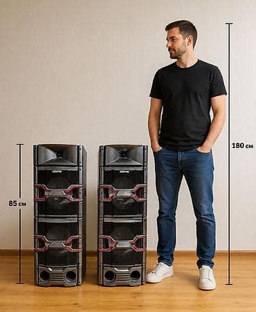 GEEPAS ikili akustik sistem – karaoke və tədbirlər üçün tam həll -