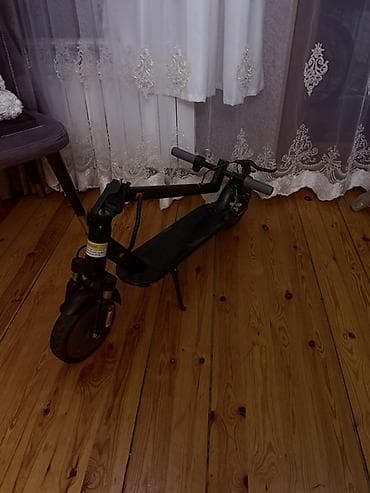 Velosiped ehtiyyat hissələri: Elektrik skuter – şəhər içi rahat və sürətli nəqliyyat - Rəng: qara — 7