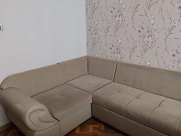 Künc divan, Açılan, Bazalı, Vеlur parça, Çatdırılma yoxdur
