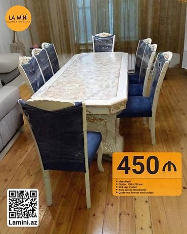 stol sutullar: Qonaq otağı üçün, 6 stul — 1