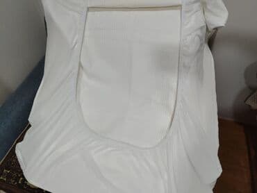 ткань белая: Новый Односпальный Хлопок Наматрасник, Самовывоз — 4