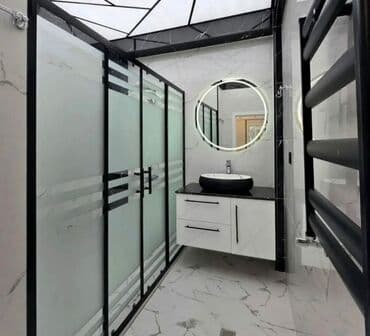 hamam kabin: Yeni Üstü açıq kabina, Düzbucaqlı, Pulsuz çatdırılma — 3