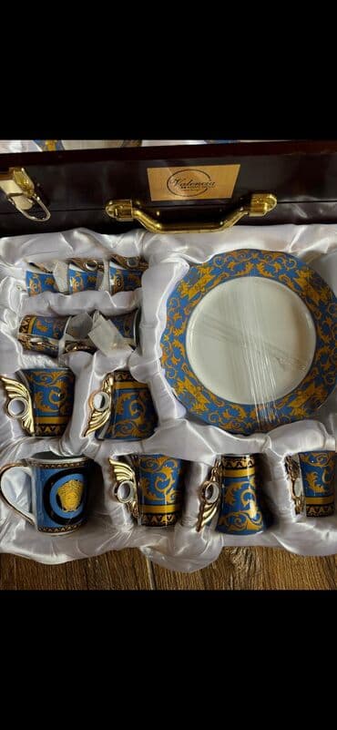 Блюда для тортов и сладостей: Yeni versace serviz — 1