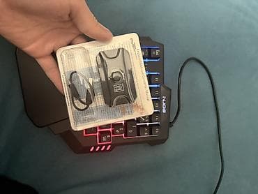 ТВ и видео: Mobil oyunlar üçün klaviatura–siçan dəsti və dönüştürücü - RGB arxa — 2