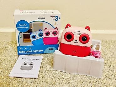 fpv dron: Uşaq üçün termal printerli fotoaparat – Kids Print Camera - Yaş — 7