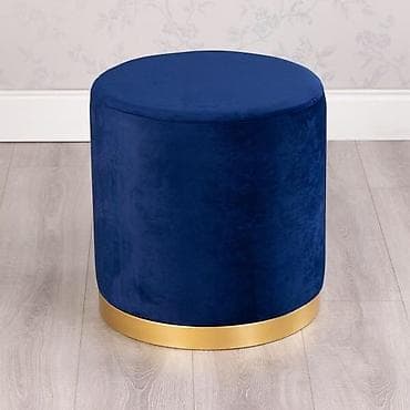 dehliz mebel: Pufik oturacaq, Vеlur parça, rəng - Sarı — 4