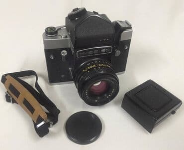 фотоаппарат зтп: Fotoaparat " Kiyev - 60 TTL " . Qədimi film camera . Kolleksiya — 8