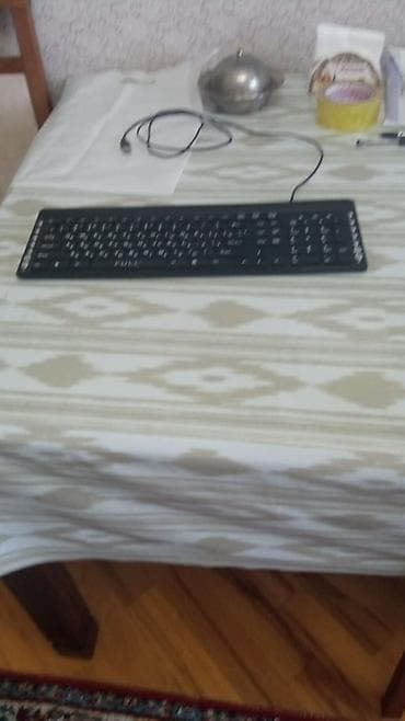ucuz modemler: USB klaviatura – FULL brendi - Tam ölçülü, nazik dizaynlı, qara rəng — 2