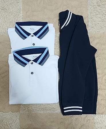2 ədəd lacoste materialında köynək, 1 jaket. Yeni kimidir