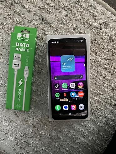 Samsung Galaxy A33 5G, 128 GB, rəng - Qara, Barmaq izi, Face ID