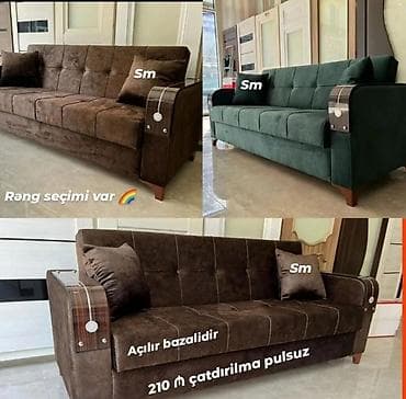 Açılan-bazalı divan - Mexanizm: açılır sistem, yataq funksiyası olan